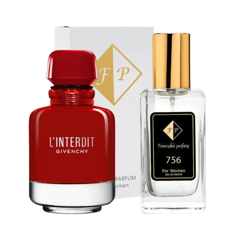 756. | Prancūziški kvepalai EDP | įkvėpti Givenchy L'Interdit Rouge