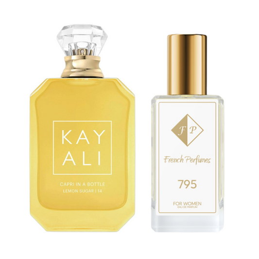 795. | Prancūziški kvepalai EDP | įkvėpti Kayali - Capri in a Bottle Lemon Sugar